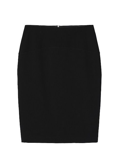 CLASSIC LADIES’ PENCIL SKIRT - BONARKA BLACK 2