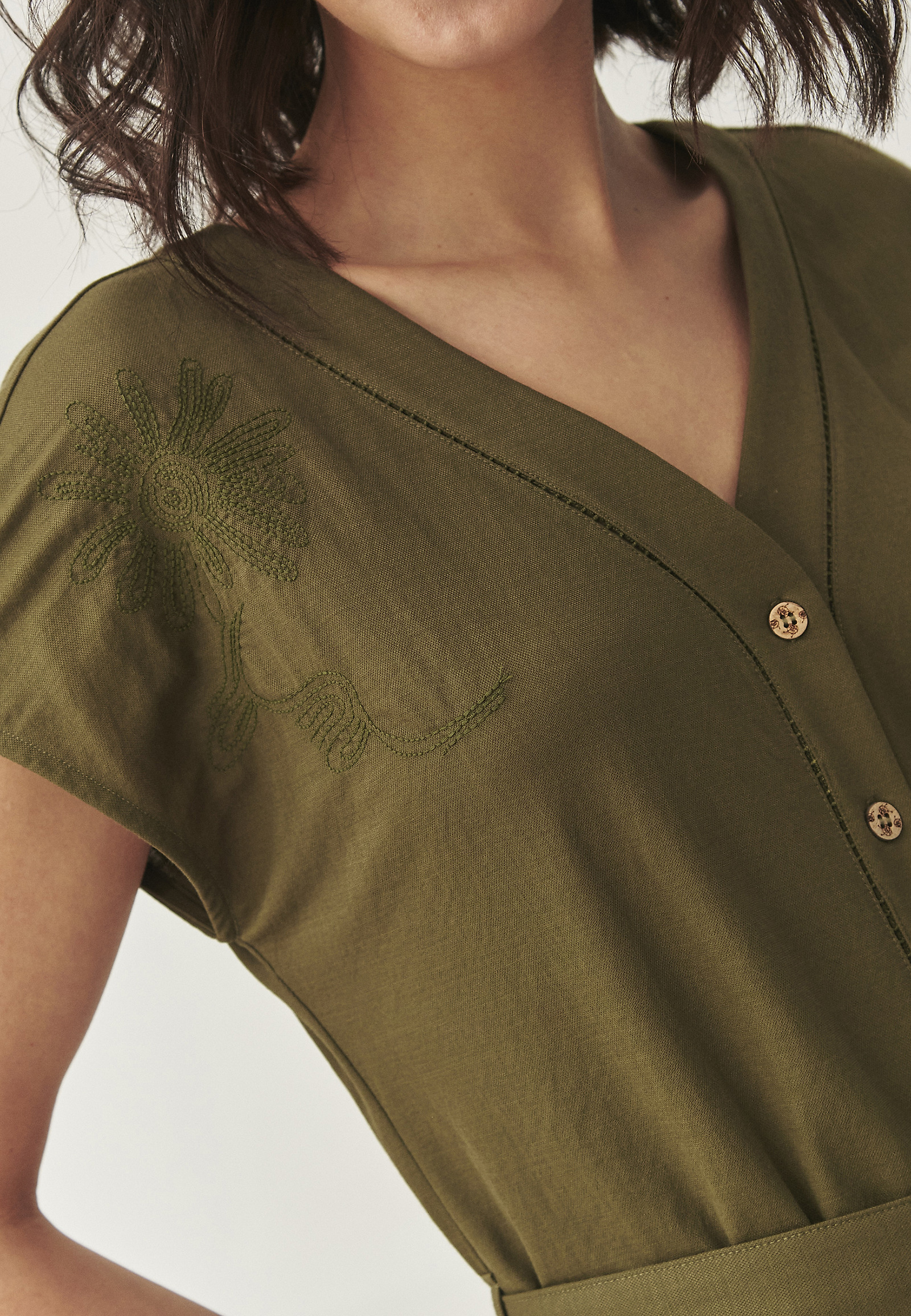 VISCOSE SCHMISSERIE - WANKA VISCOSE SCHMISSERIE - WANKA KHAKI 110707