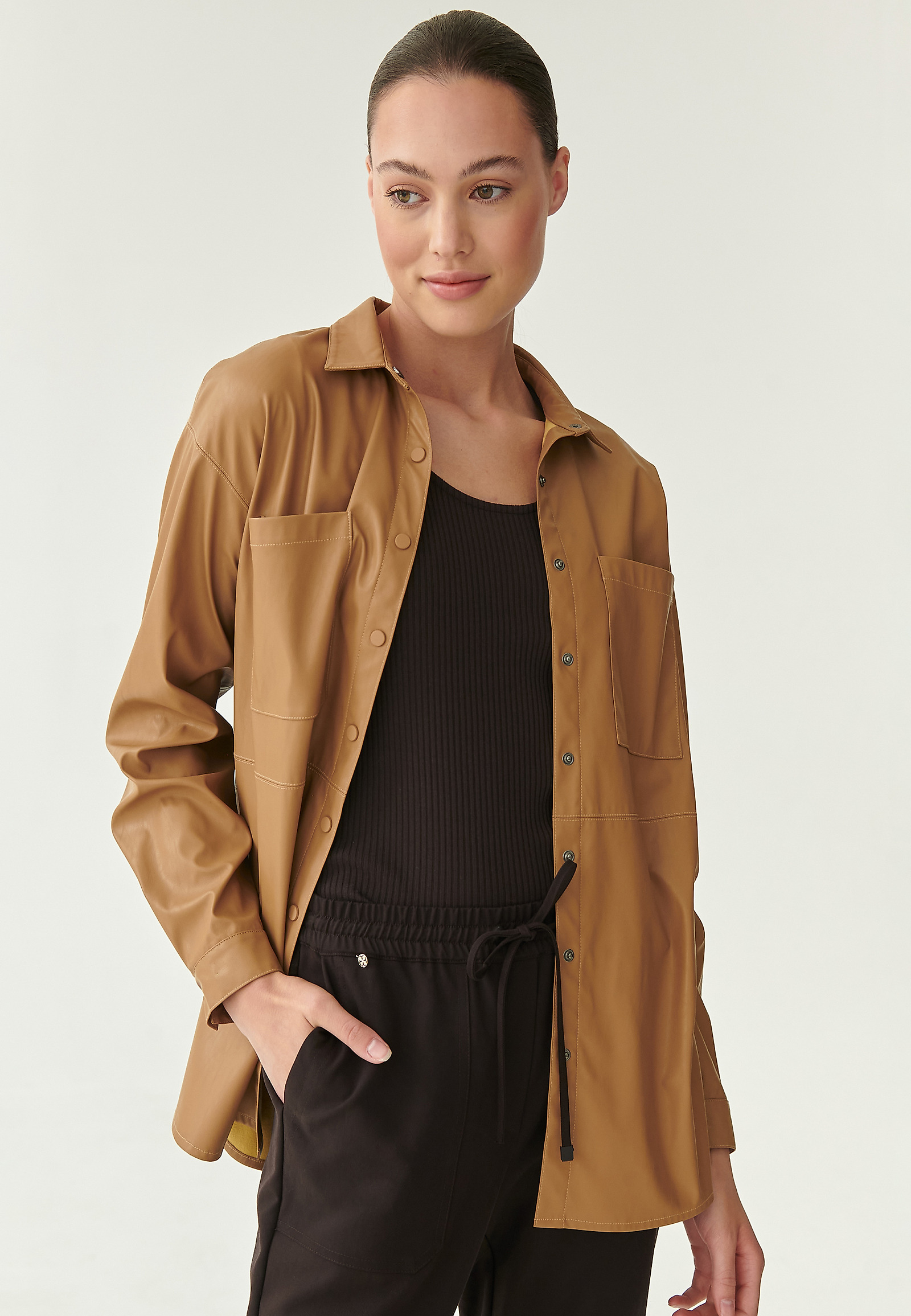 KOSZULA DAMSKA MIGUELA KOSZULA DAMSKA MIGUELA BEŻOWY 106251