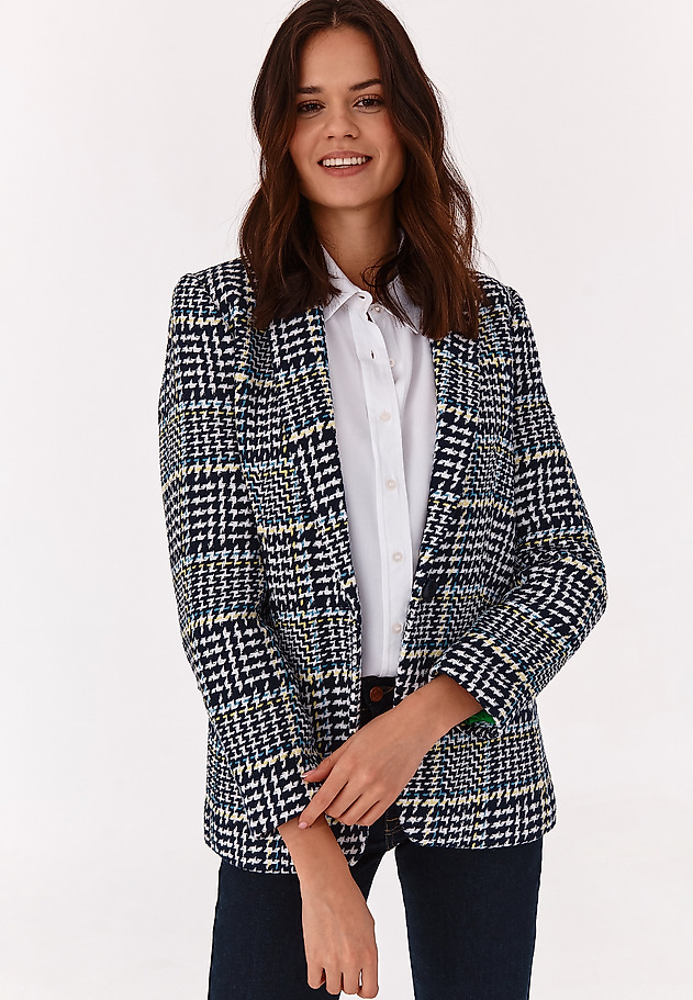 LADIES' CHECKED JACKET - ALESANDRIA LADIES' CHECKED JACKET - ALESANDRIA MULTICOLOR 2