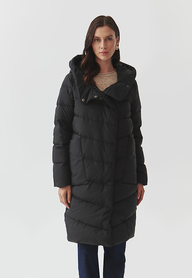 LADIES' FABRIC DOWN COAT — VIOLA LADIES' FABRIC DOWN COAT — VIOLA CZARNY 3