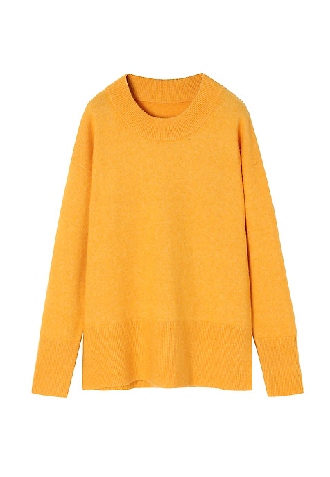 LADIES’ LOOSE SWEATER KASZMANI YELLOW 2