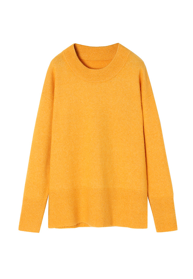 LADIES’ LOOSE SWEATER KASZMANI LADIES’ LOOSE SWEATER KASZMANI ŻÓŁTY 8