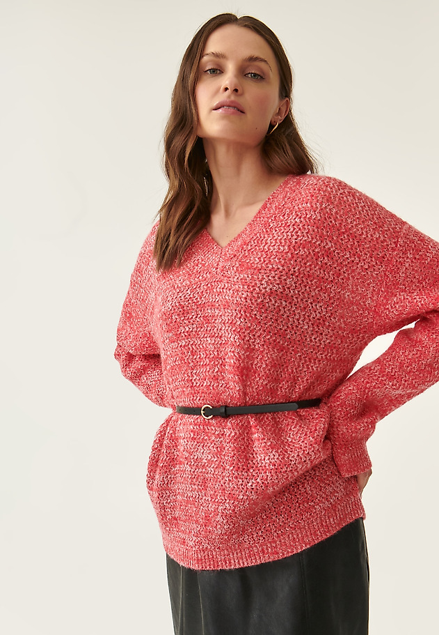LADIES' STRUCTURAL SWEATER LASO 1 LADIES' STRUCTURAL SWEATER LASO 1 RED 1