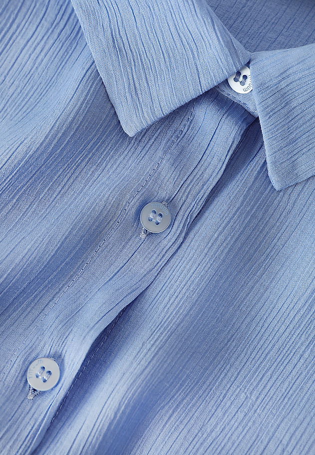 SHORT-SLEEVED WOVEN SHIRT - ZARIA SHORT-SLEEVED WOVEN SHIRT - ZARIA NIEBIESKI 5