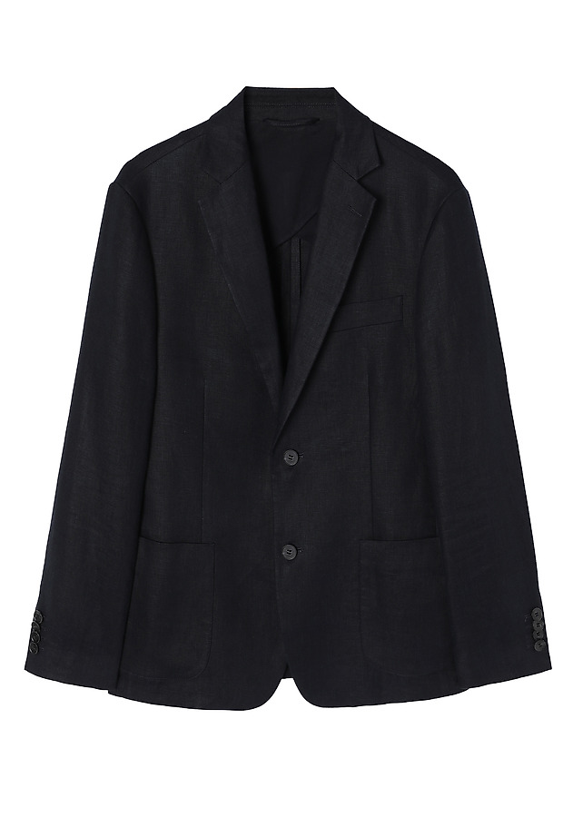 PÁNSKY ĽANOVÝ BLAZER - MATEO PÁNSKY ĽANOVÝ BLAZER - MATEO NÁMORNÍCKA MODRÁ 9