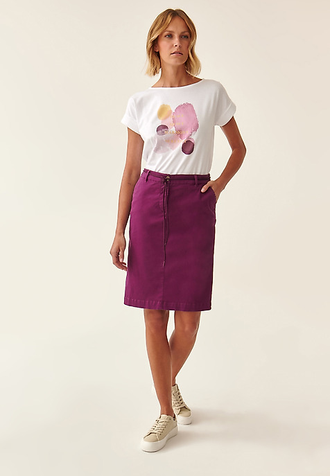 LADIES' SKIRT HINOKI PURPLE 2