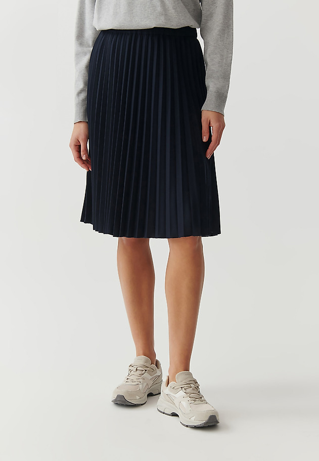 LADIES’ PLEATED SOLEIL SKIRT - BARINALIA LADIES’ PLEATED SOLEIL SKIRT - BARINALIA GRANATOWY 2