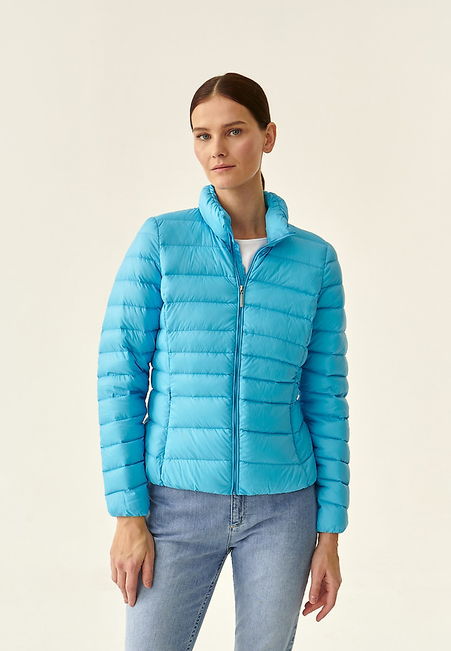 SHORT PUFFER JACKET MARIKA SHORT PUFFER JACKET MARIKA NIEBIESKI 1