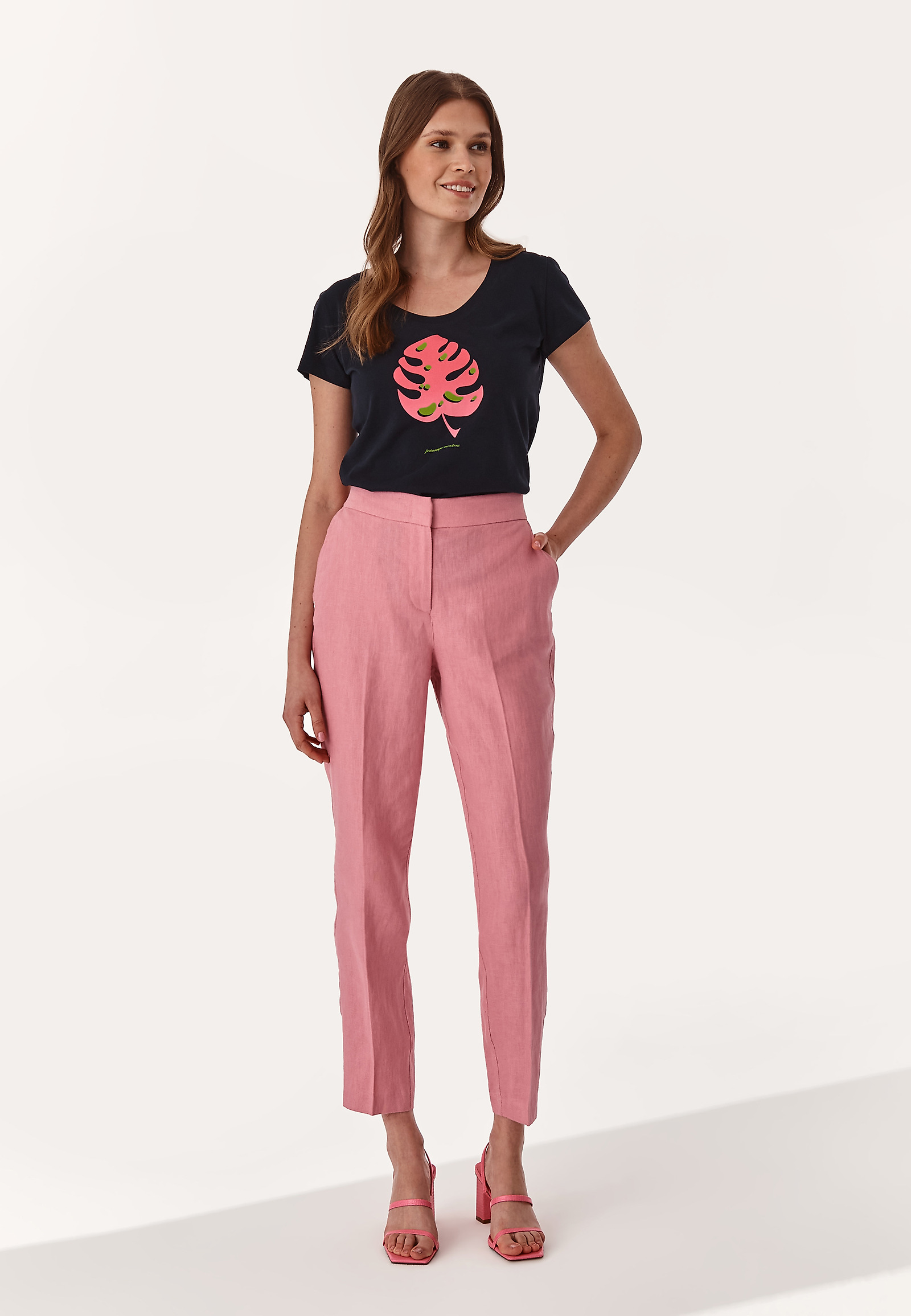 CLASSIC LADIES' T-SHIRT ANTONIA 2 CLASSIC LADIES' T-SHIRT ANTONIA 2 NAVY BLUE 78619