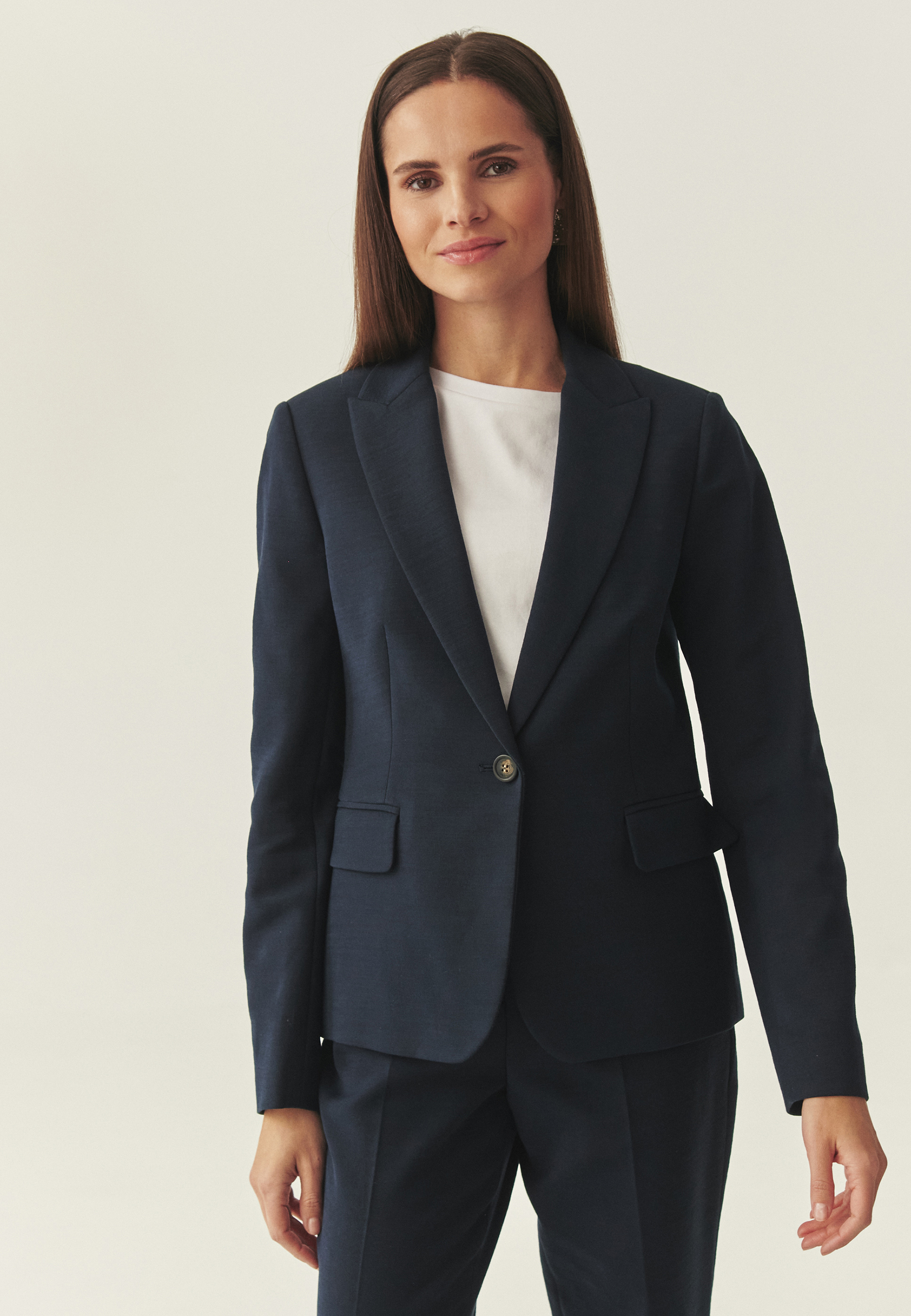 GARNITUROWY ŻAKIET - REMALA 1 GRANATOWY 2