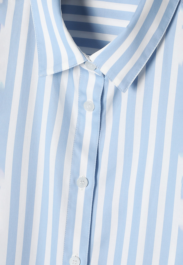 LADIES’ CLASSIC SHIRT IN VERTICAL STRIPES - EDNA LADIES’ CLASSIC SHIRT IN VERTICAL STRIPES - EDNA MULTIKOLOR 7
