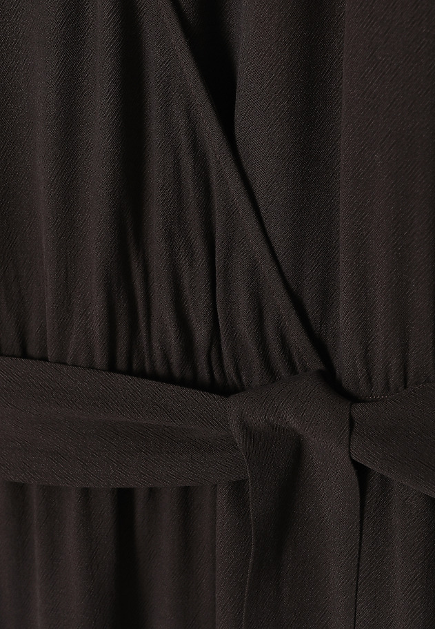 FABRIC DRESS WITH LYOCELL - OSIA FABRIC DRESS WITH LYOCELL - OSIA BROWN 9