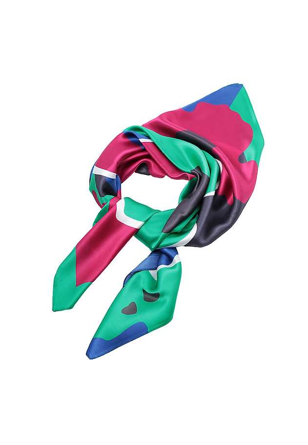 LADIES' SILK SCARF GAJANA LADIES' SILK SCARF GAJANA MULTICOLOR 3