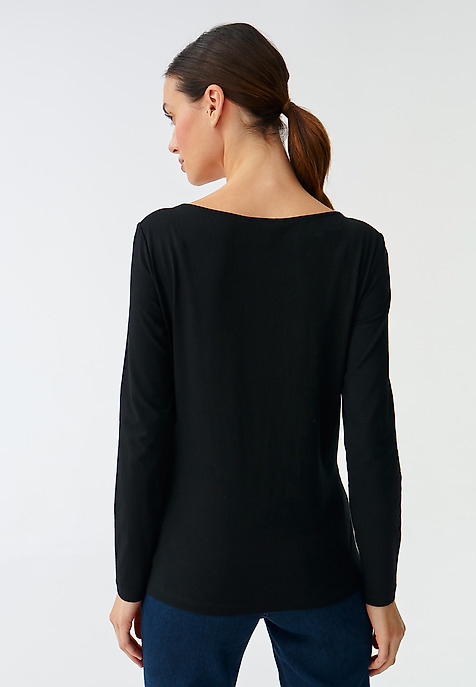 FELVETT HÖLGYBLOUSE MILANI FEKETE 2