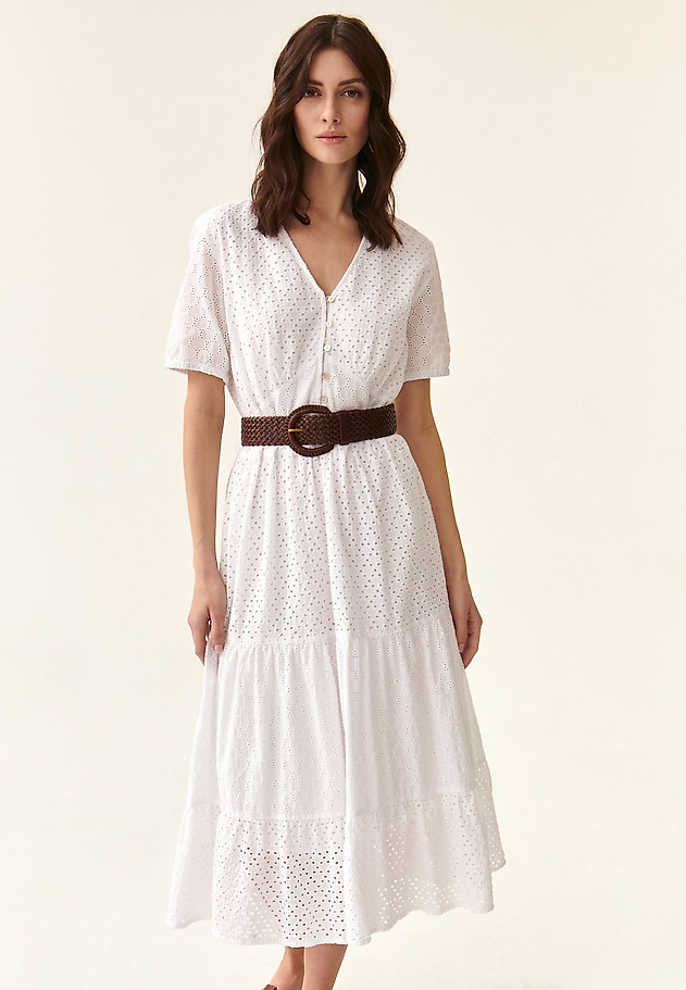 ROCHIE DE VARĂ CU BRODERIE RICHELIEU MONTREA ROCHIE DE VARĂ CU BRODERIE RICHELIEU MONTREA ALB 2