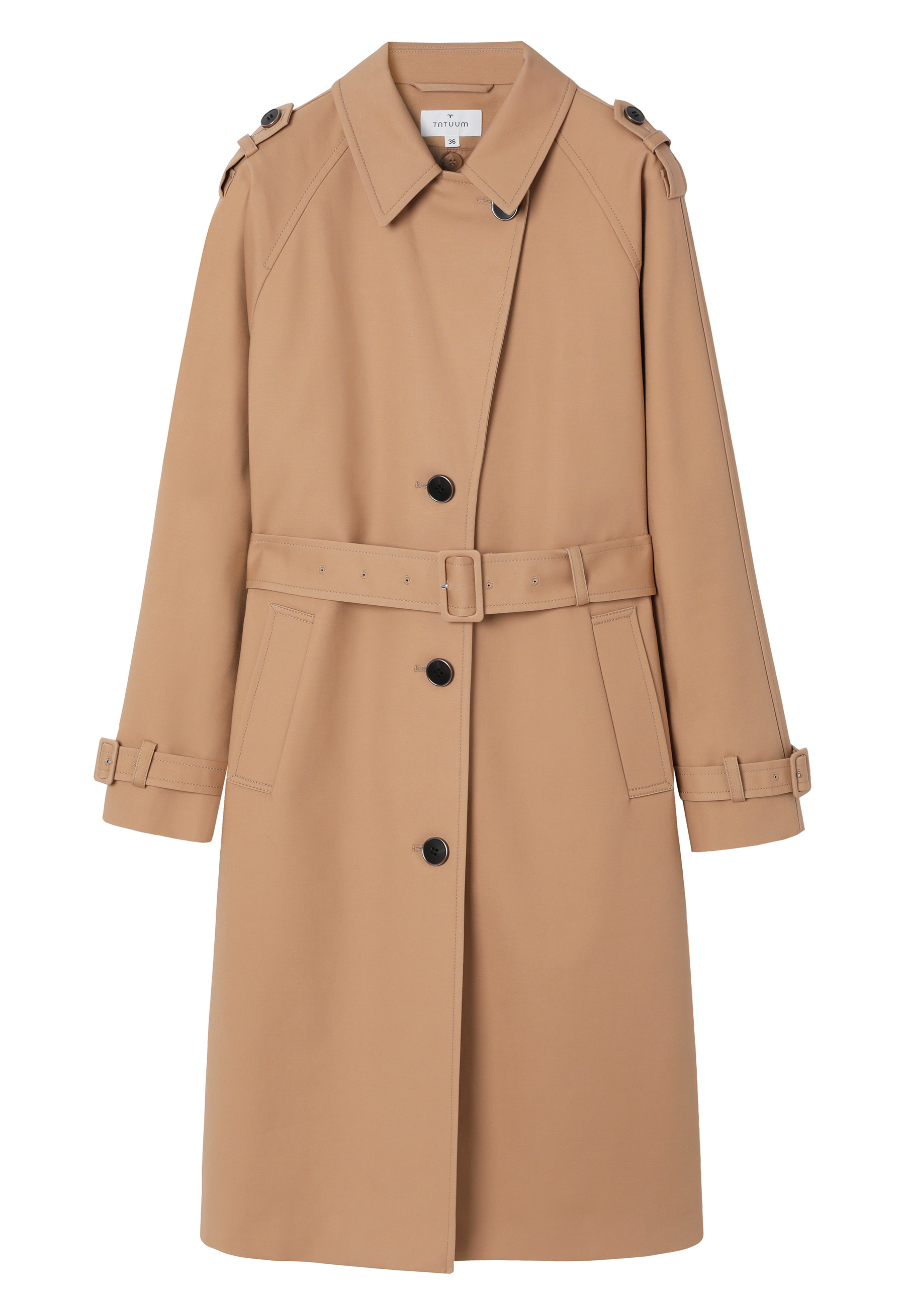 KLASYCZNY TRENCZ Z OCIEPLENIEM - BATANA BEŻOWY 2