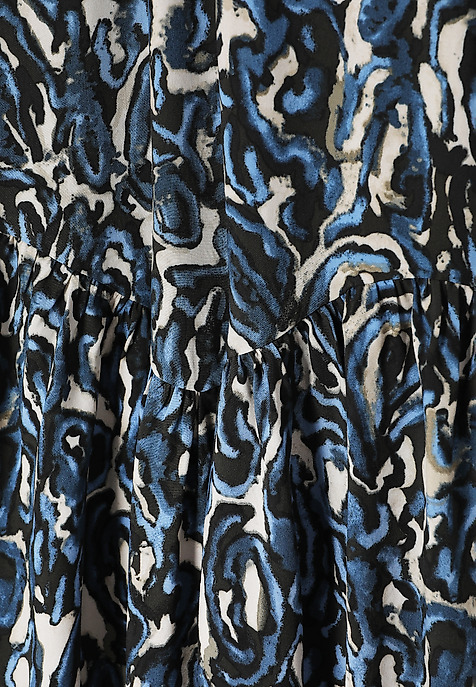 FLARED DRESS WITH ORIGINAL DESIGN - TIANA MULTICOLOR 2