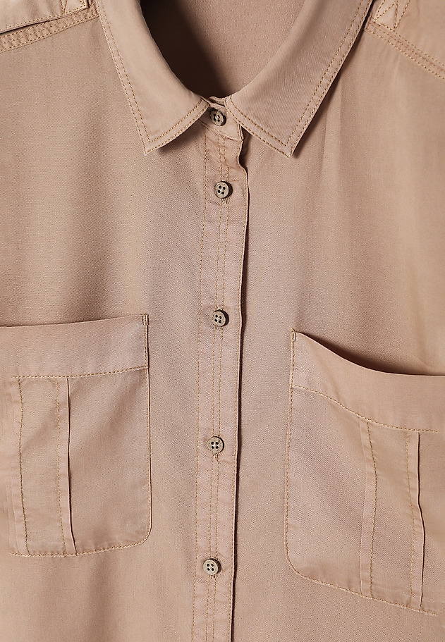 LADIES’ SHIRT WITH EPAULETTES - KORSANA LADIES’ SHIRT WITH EPAULETTES - KORSANA BEŻOWY 8
