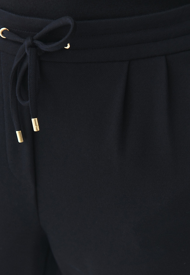 PANTALONI TRICOȚAȚI CU TALIE ELASTICĂ - LILOTI PANTALONI TRICOȚAȚI CU TALIE ELASTICĂ - LILOTI BLEUMARIN 4