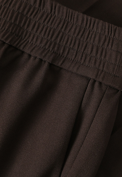 PANTALONI WOVEN CU MARGINE ȘI BRANZĂ ELASTICĂ - MILTI MARO 2