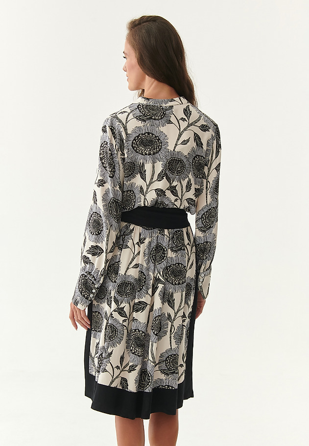 DRESS WITH A STAND-UP COLLAR SOLIKIA DRESS WITH A STAND-UP COLLAR SOLIKIA MULTIKOLOR 2