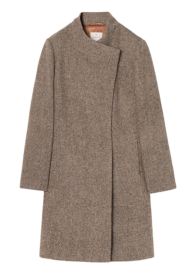 JESIENNY PŁASZCZ DAMSKI TKANINOWY VADIKA 1 JESIENNY PŁASZCZ DAMSKI TKANINOWY VADIKA 1 BRĄZOWY 8