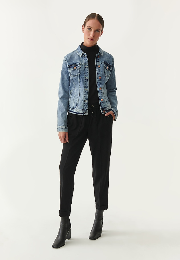 LADIES' DENIM JACKET BESKA LADIES' DENIM JACKET BESKA BLUE 4