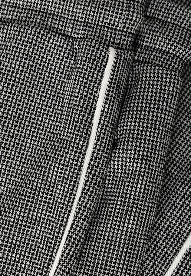 SPODNIE DAMSKIE DZIANINOWE W DROBNĄ KRATKĘ BIZO SPODNIE DAMSKIE DZIANINOWE W DROBNĄ KRATKĘ BIZO MULTIKOLOR 7