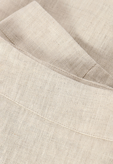 LINEN PENCIL SKIRT PARMA BEIGE 2