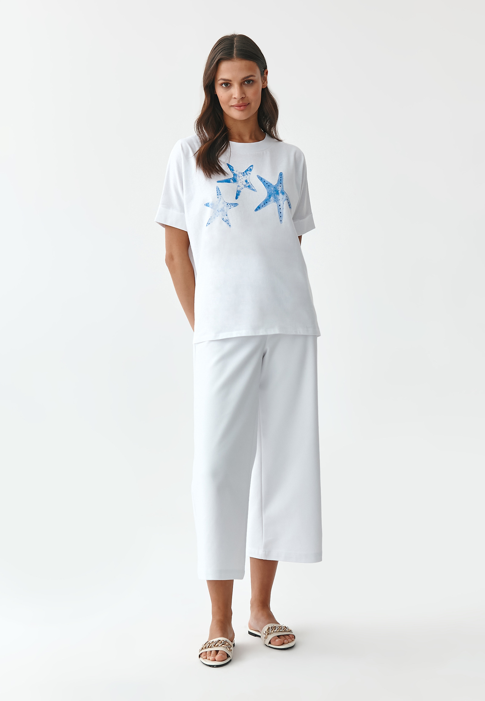 T-SHIRT DAMSKI LIKE 9 T-SHIRT DAMSKI LIKE 9 BIAŁY 79486