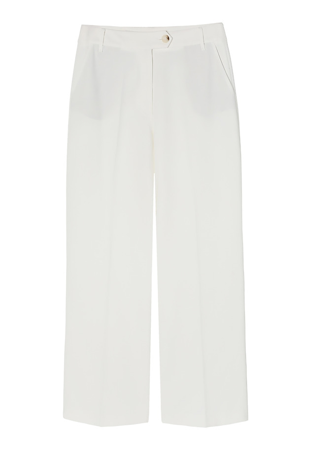 WIDE-LEGGED SUIT TROUSERS - ZARIANA 3 WIDE-LEGGED SUIT TROUSERS - ZARIANA 3 ECRU 6