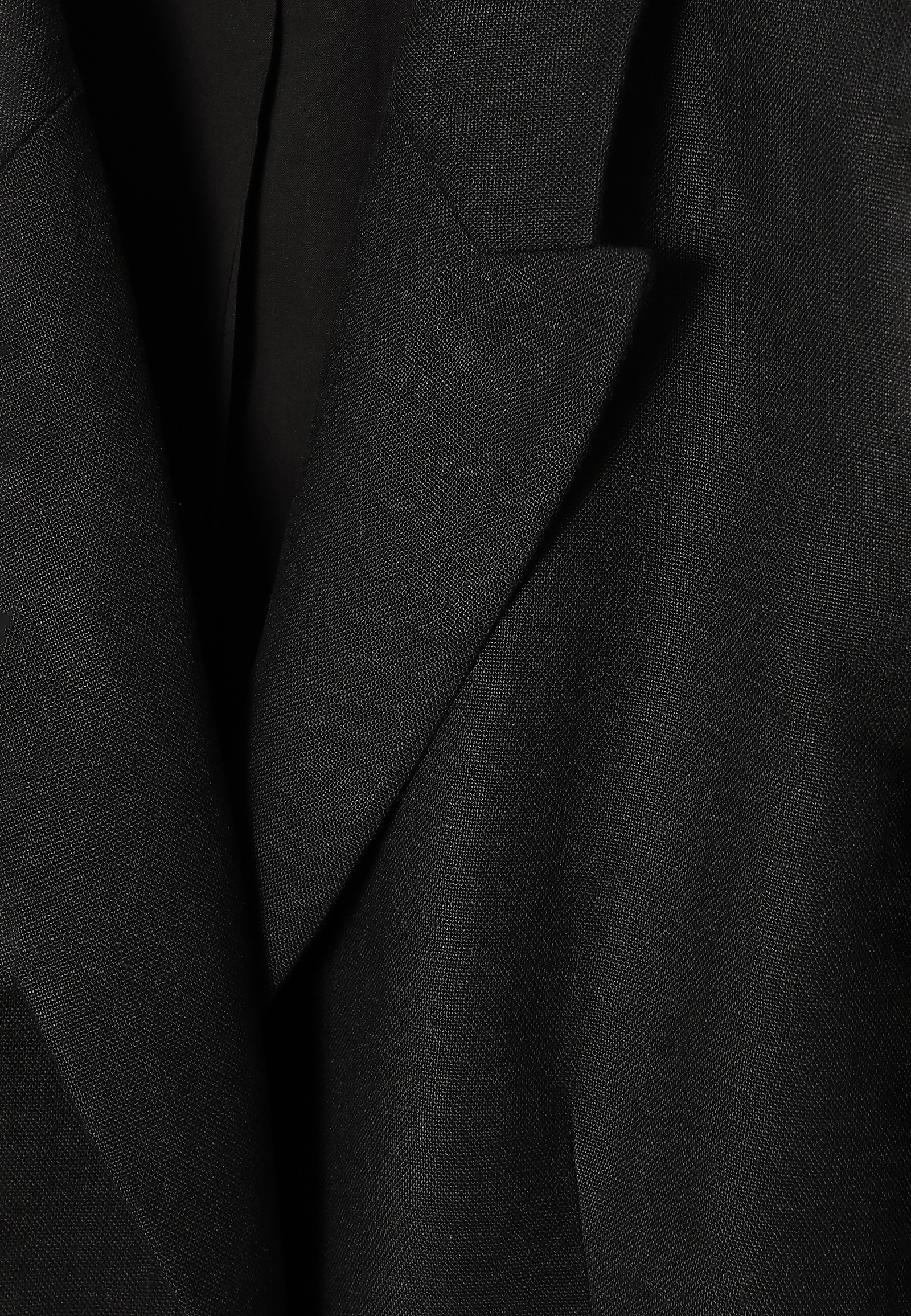 STYLOWY TKANINOWY ŻAKIET JEDNORZĘDOWY - LAMIA 2 STYLOWY TKANINOWY ŻAKIET JEDNORZĘDOWY - LAMIA 2 CZARNY 96724