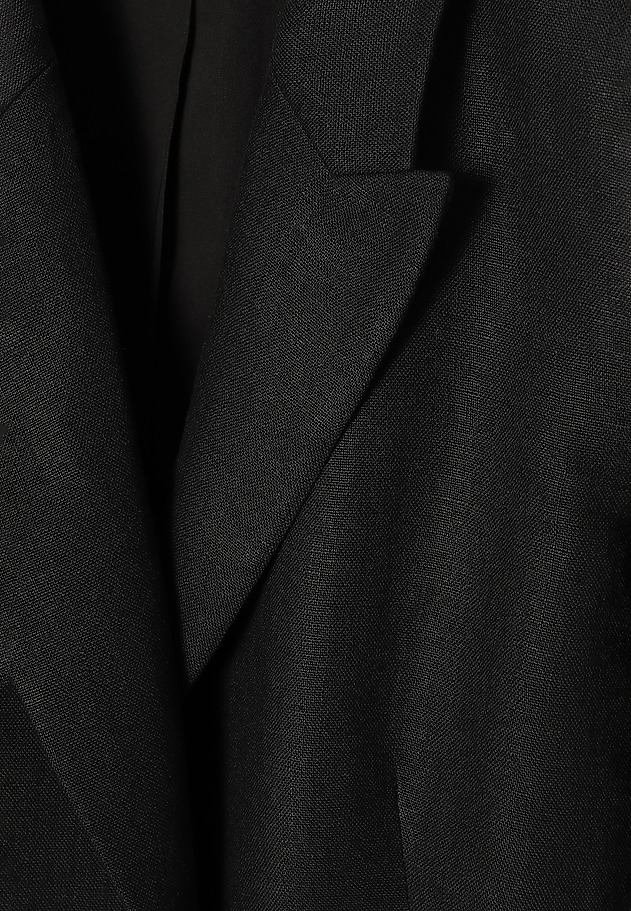 STYLOWY TKANINOWY ŻAKIET JEDNORZĘDOWY - LAMIA 2 STYLOWY TKANINOWY ŻAKIET JEDNORZĘDOWY - LAMIA 2 CZARNY 7