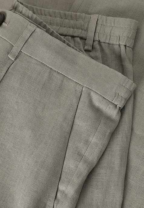 FÉRFI LINEN NADRÁG - ELIO KHAKI 2