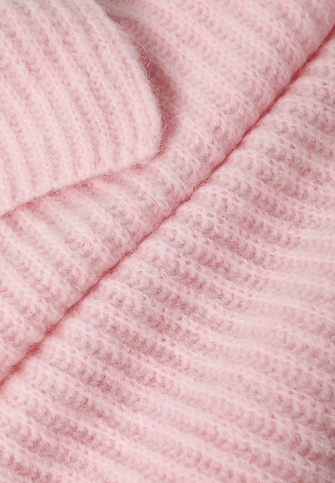 KLASYCZNY SZALIK Z WEŁNĄ I ALPAKĄ - ROSSIN RÓŻOWY 2