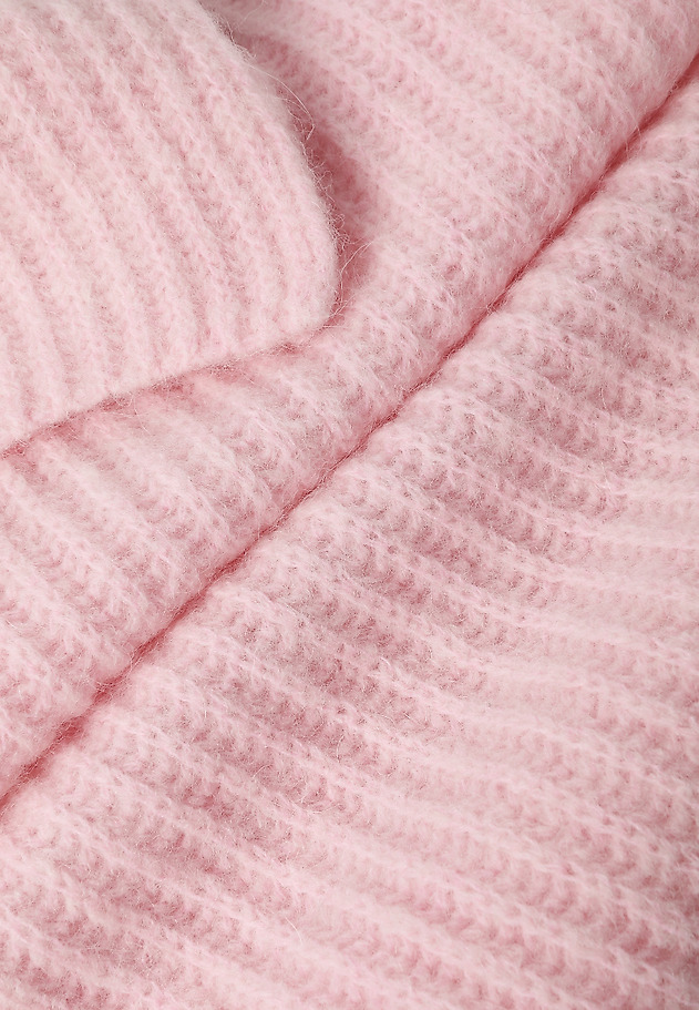 CLASSIC SCARF WITH WOOL AND ALPACA - ROSSIN CLASSIC SCARF WITH WOOL AND ALPACA - ROSSIN PINK 2