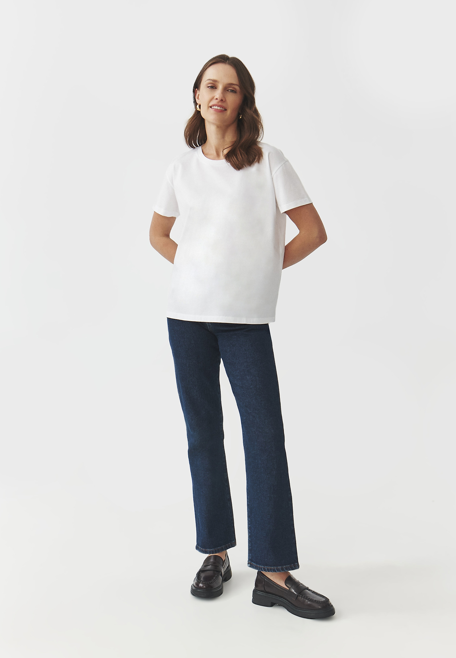 BOMBAŽNA MAJICA OVERSIZE - CARLA BOMBAŽNA MAJICA OVERSIZE - CARLA BELA 107346