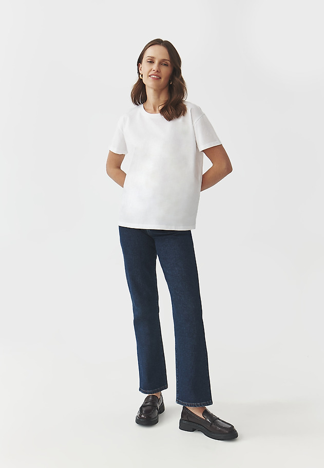 OVERSIZE COTTON T-SHIRT — CARLA OVERSIZE COTTON T-SHIRT — CARLA BIAŁY 2