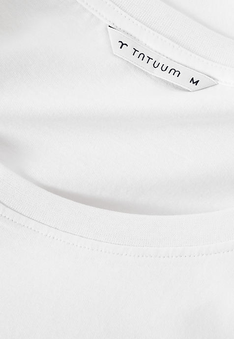 TRICOU DIN BUMBAC - ANTONIA ALB 2