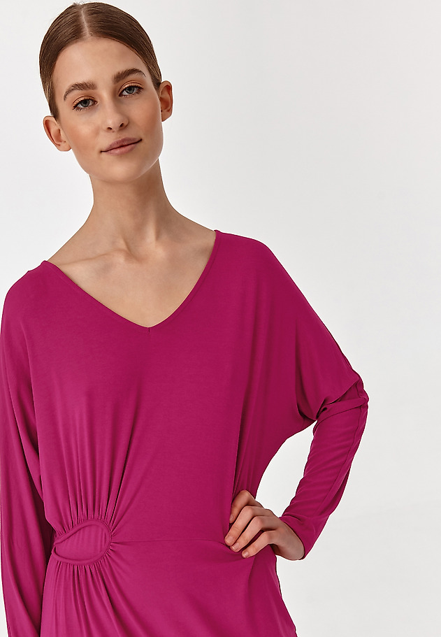 LADIES' WRINKLED DRESS WRINSA LADIES' WRINKLED DRESS WRINSA PINK 4