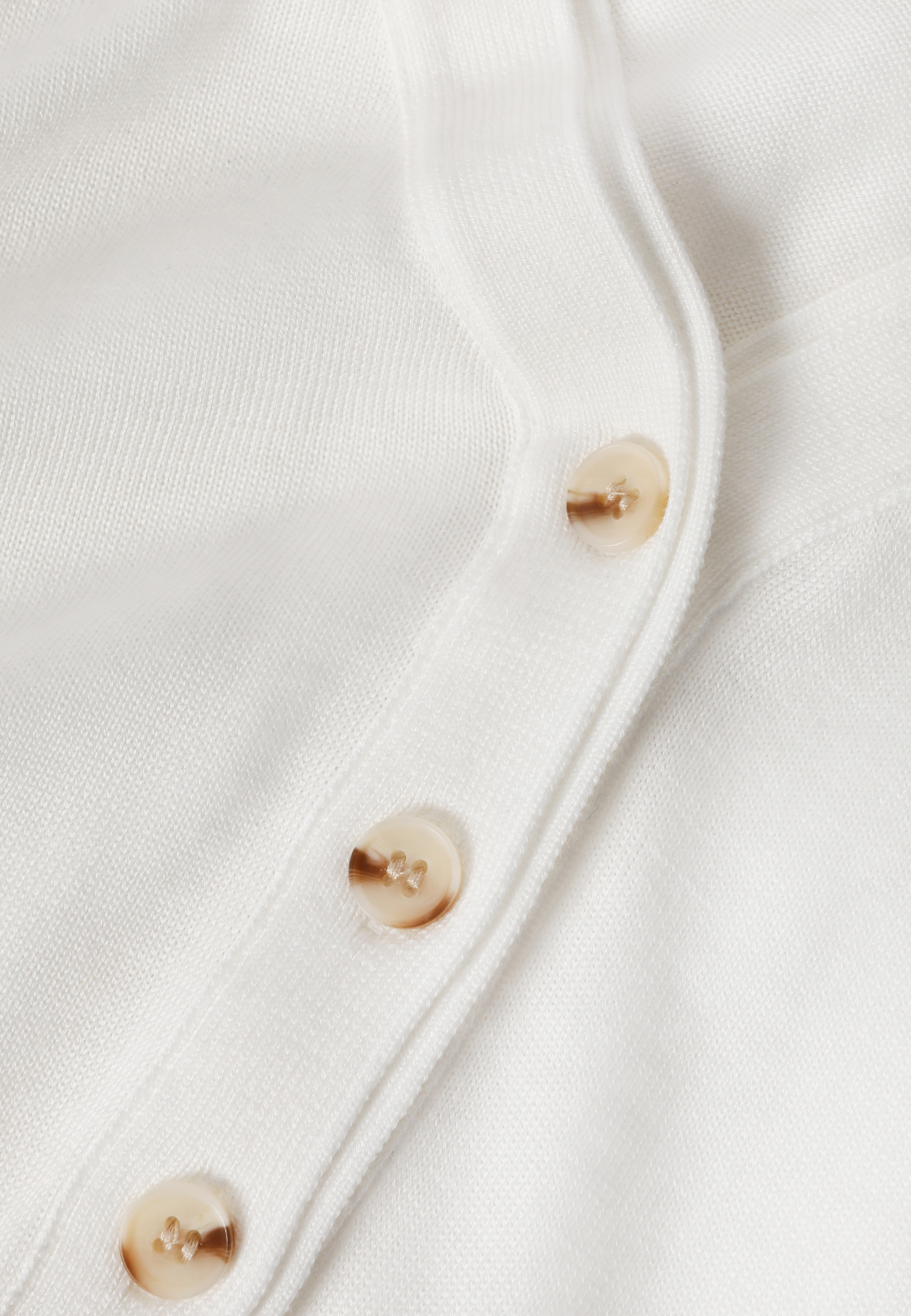 SWETER Z DOMIESZKĄ JEDWABIU - TELLA BIAŁY 2