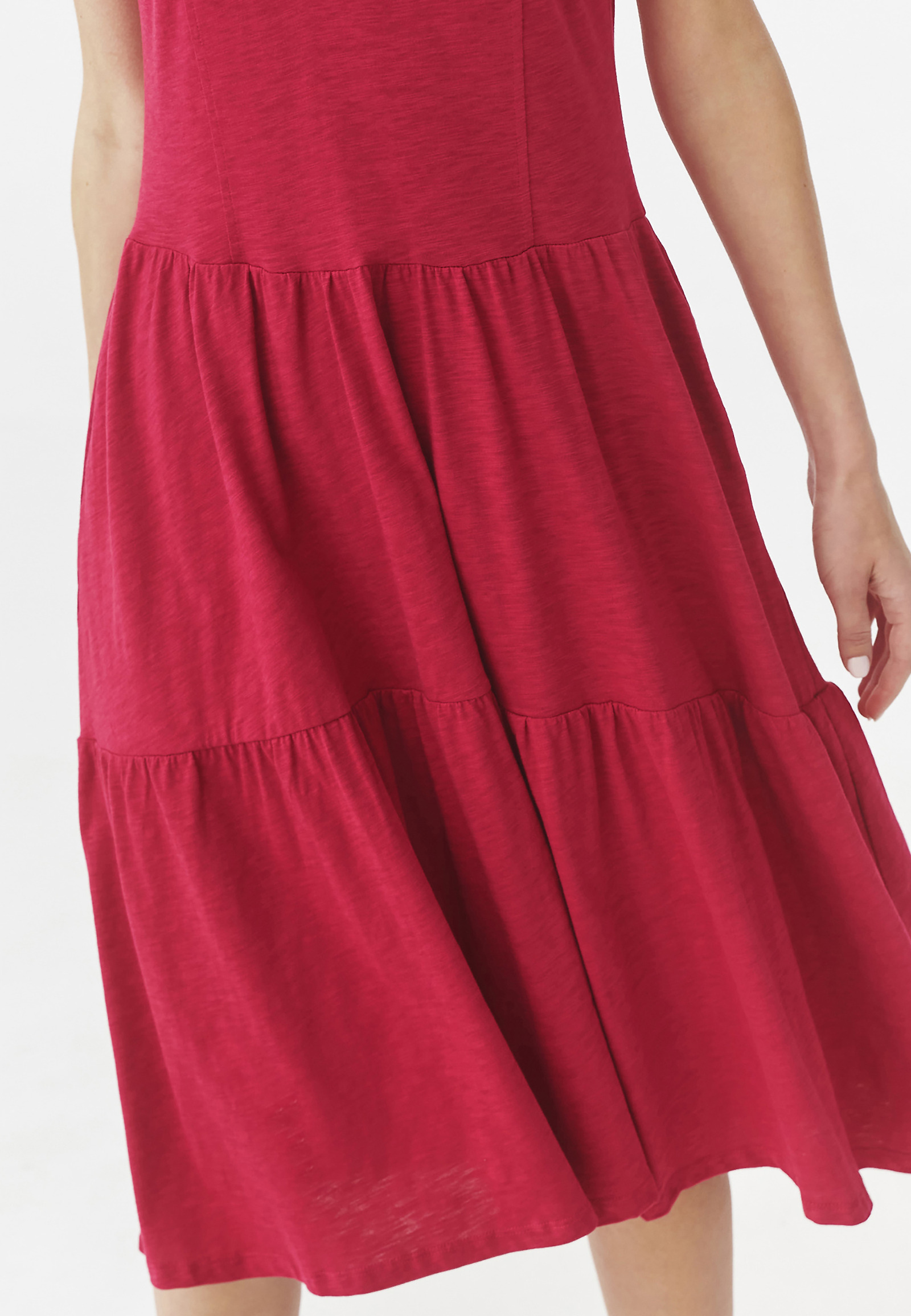 LADIES’ MIDI DRESS WITH A FRILL - SUSANA LADIES’ MIDI DRESS WITH A FRILL - SUSANA PINK 97348