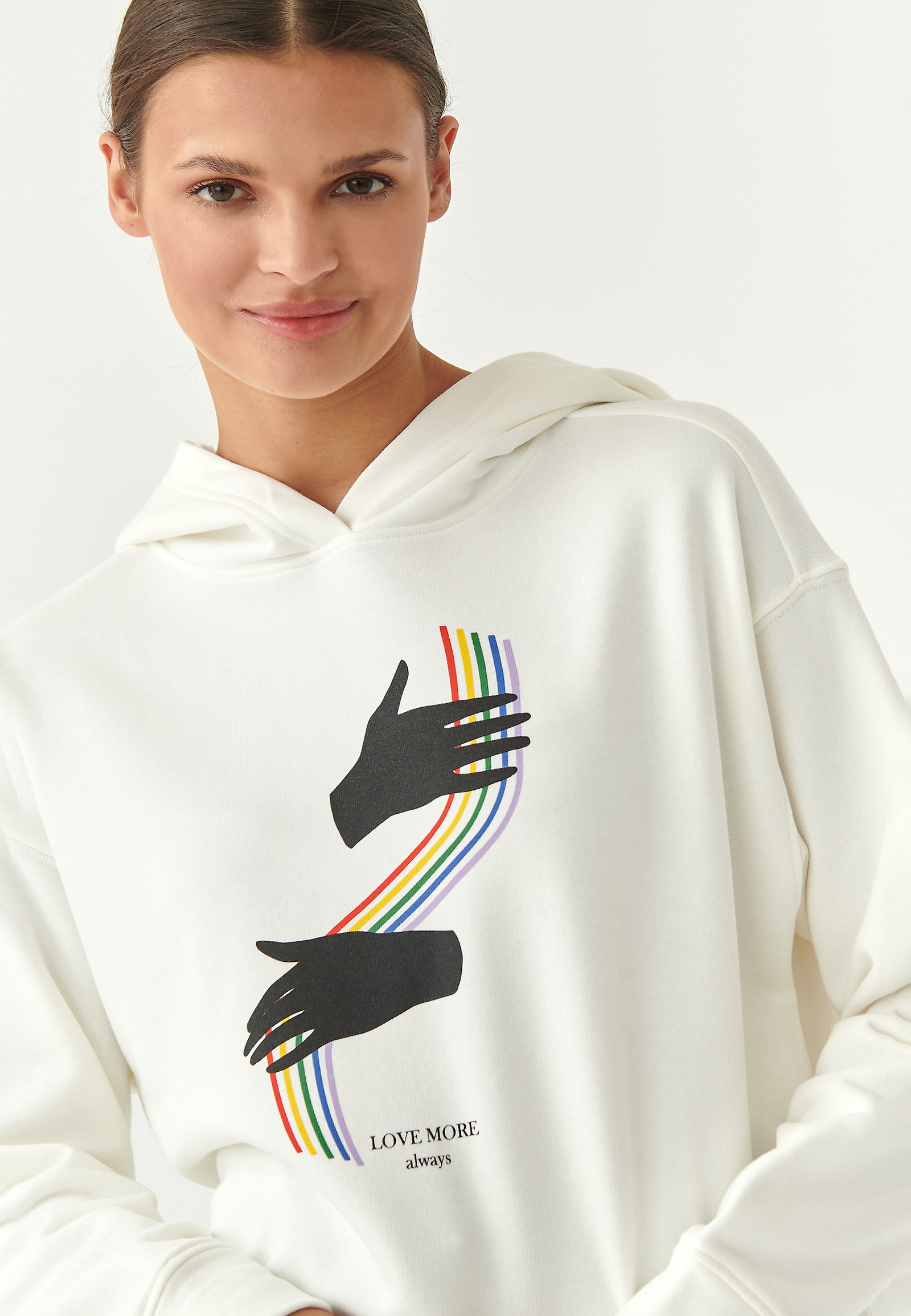 BLUZA DZIANINOWA LOVE MORE ALWAYS ORTOKO 1 BLUZA DZIANINOWA LOVE MORE ALWAYS ORTOKO 1 ECRU 78251