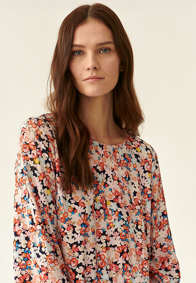 LADIES' FLORAL PRINTED SHORT DRESS PAZA LADIES' FLORAL PRINTED SHORT DRESS PAZA MULTICOLOR 4