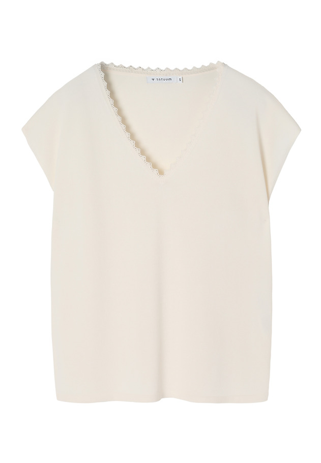 BLUZA IZ VISKOZNE PREJE - DANDY BLUZA IZ VISKOZNE PREJE - DANDY ECRU 8