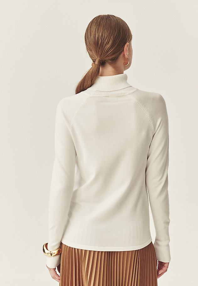 CLASSIC TURTLENECK JUMPER - NEKOKI CLASSIC TURTLENECK JUMPER - NEKOKI ECRU 3