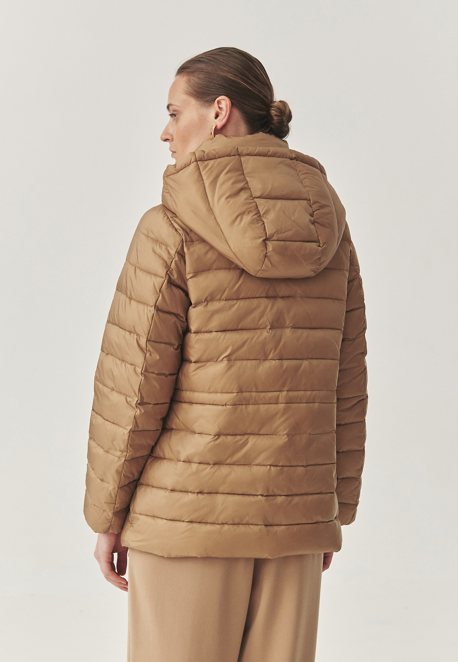 JACHETĂ PARKA CU GLUGĂ - KAMINO JACHETĂ PARKA CU GLUGĂ - KAMINO BEJ 114880