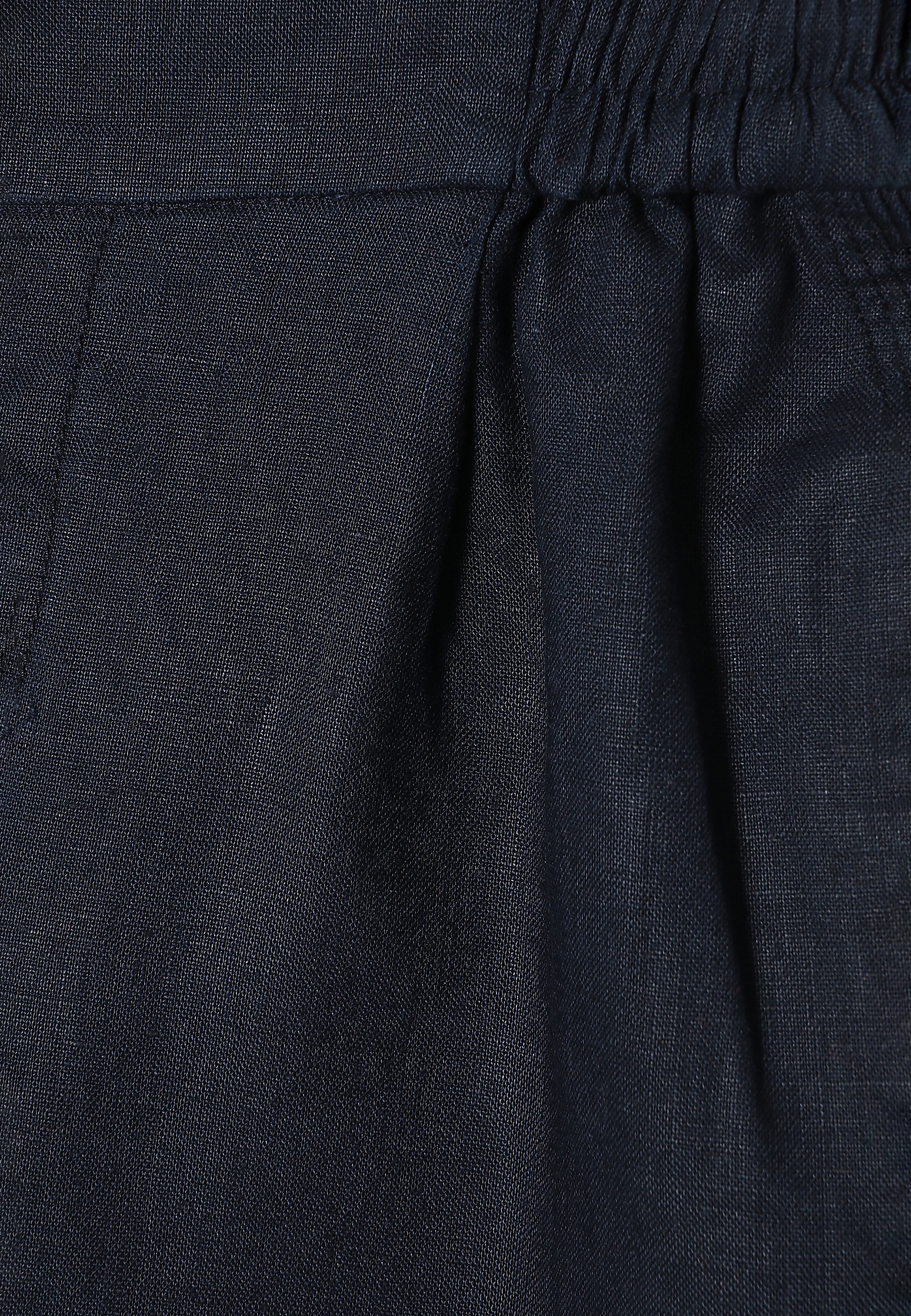PANTALONI SCURȚI DE DAMĂ, DIN IN, CU MANȘETE ÎNTOARSE - MIRIAKO PANTALONI SCURȚI DE DAMĂ, DIN IN, CU MANȘETE ÎNTOARSE - MIRIAKO BLEUMARIN 98075