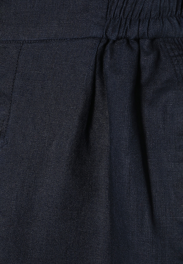 PANTALONI SCURȚI DE DAMĂ, DIN IN, CU MANȘETE ÎNTOARSE - MIRIAKO PANTALONI SCURȚI DE DAMĂ, DIN IN, CU MANȘETE ÎNTOARSE - MIRIAKO BLEUMARIN 5